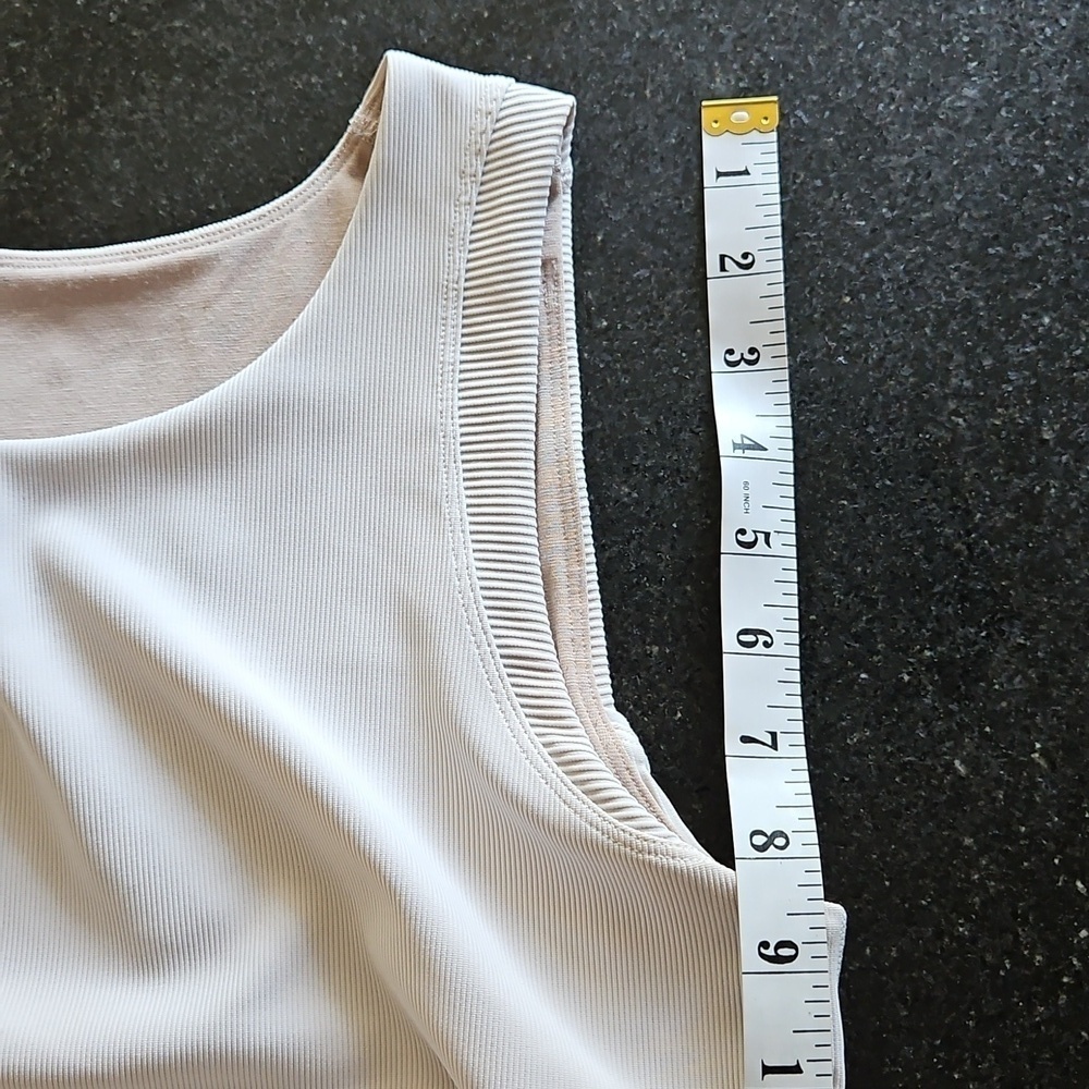 Lululemon White Kick Serve High Coverage Long Line Bra Size 10 - Picture 14 of 16